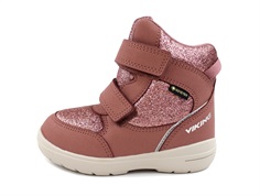 Viking pink glitter winter boot Fun Warm with GORE-TEX